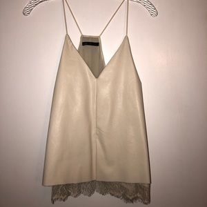 Maddy K Leather Tank